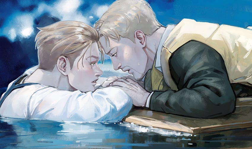 reiner braun and porco galliard (shingeki no kyojin and 1 more) drawn by adelheid_(moschiola)
