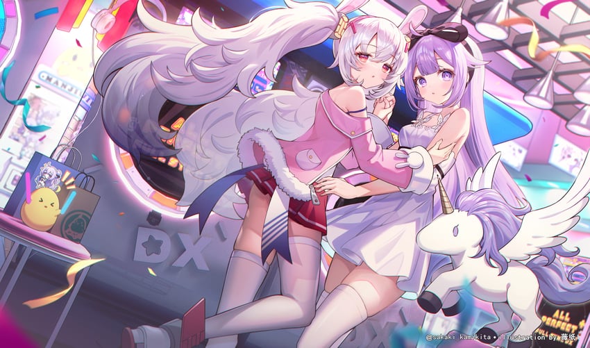 unicorn and laffey (azur lane and 1 more) drawn by weizhi