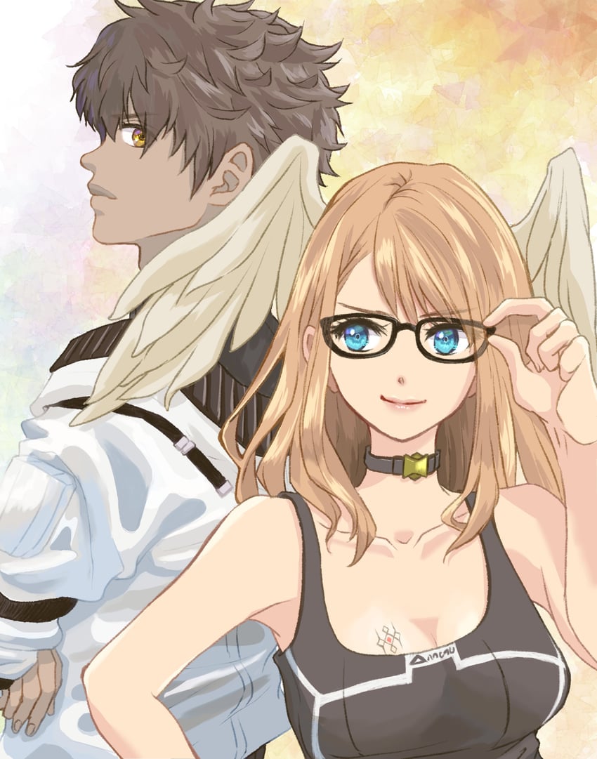 eunie and taion (xenoblade chronicles and 1 more) drawn by starbacks_udon