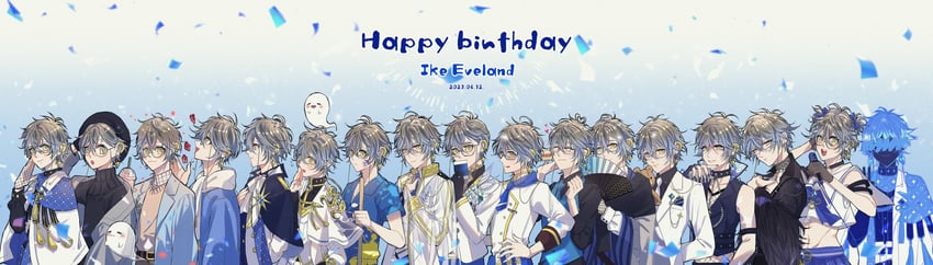 ike eveland (nijisanji and 1 more) drawn by maerc_e_c_i