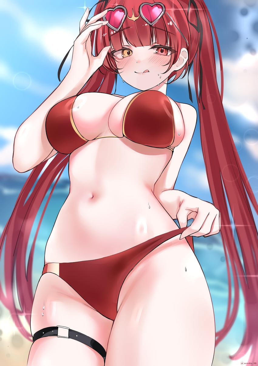 houshou marine (hololive) drawn by acedia