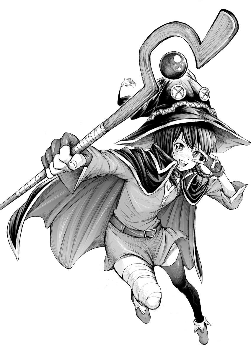 megumin (kono subarashii sekai ni shukufuku wo!) drawn by pocket32619