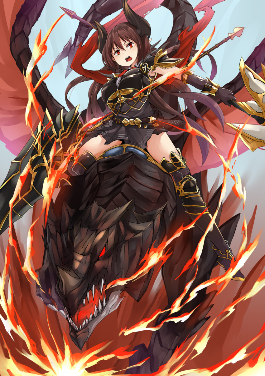 forte (granblue fantasy and 1 more) drawn by elusya
