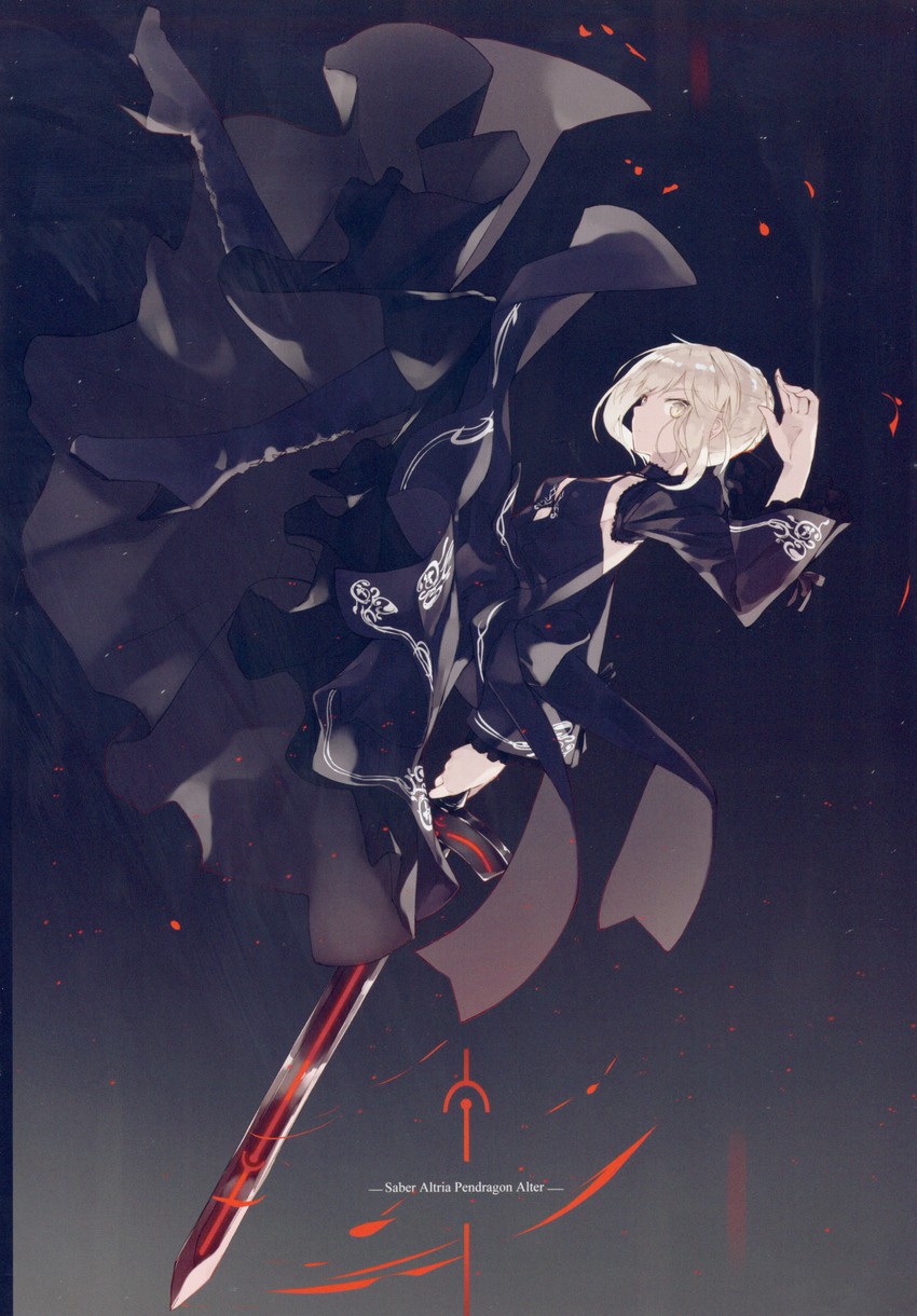 artoria pendragon and saber alter (fate and 2 more) drawn by nagishiro_mito