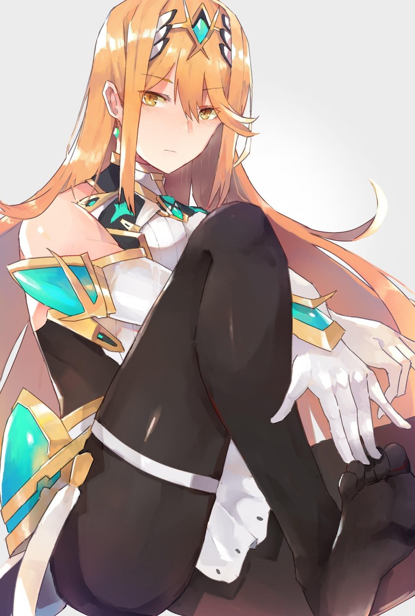 mythra (xenoblade chronicles and 2 more) drawn by mono_(jdaj)
