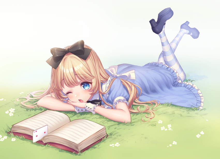 alice (alice's adventures in wonderland) drawn by sakura_shiho