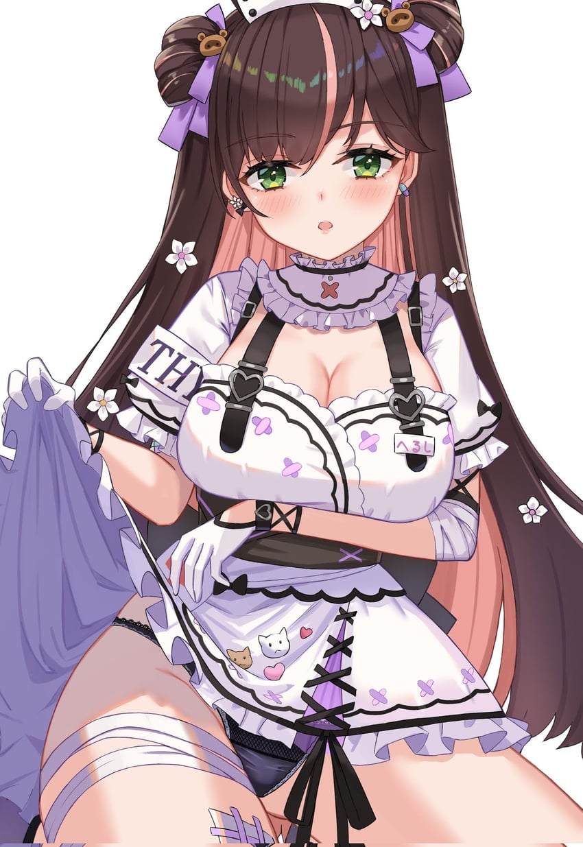 hanamori healthy (indie virtual youtuber) drawn by kuwahara_taiki