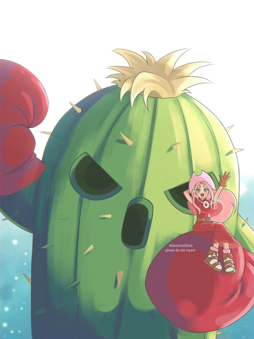 haruno sakura, tachikawa mimi, and togemon (naruto and 1 more) drawn by hanarte