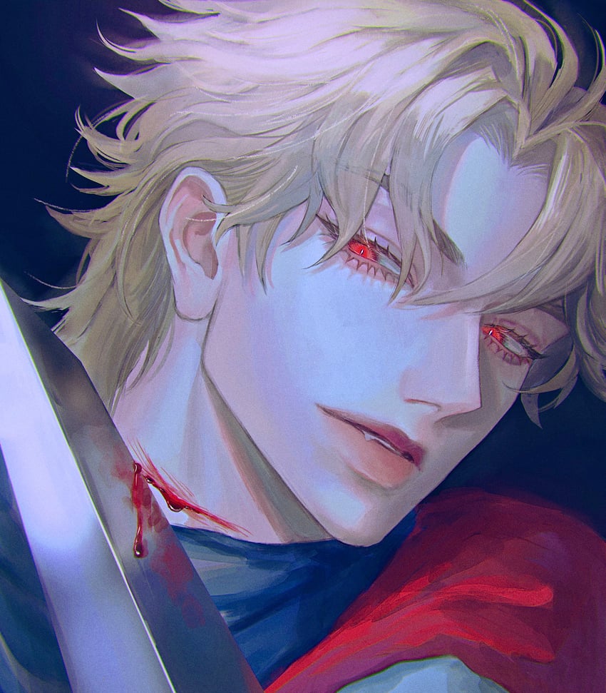 dio brando (jojo no kimyou na bouken and 1 more) drawn by oyatsu_(205415)