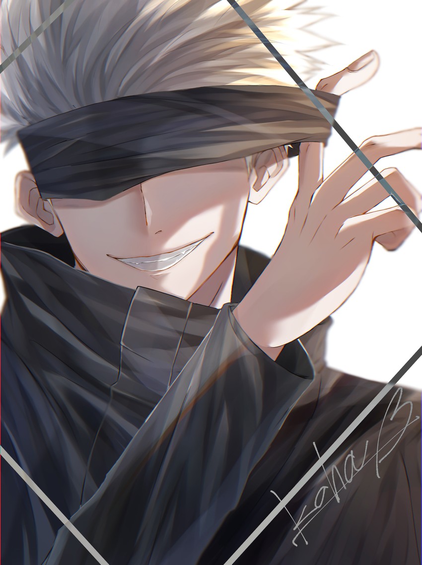 gojou satoru (jujutsu kaisen) drawn by ko_wa_amerika