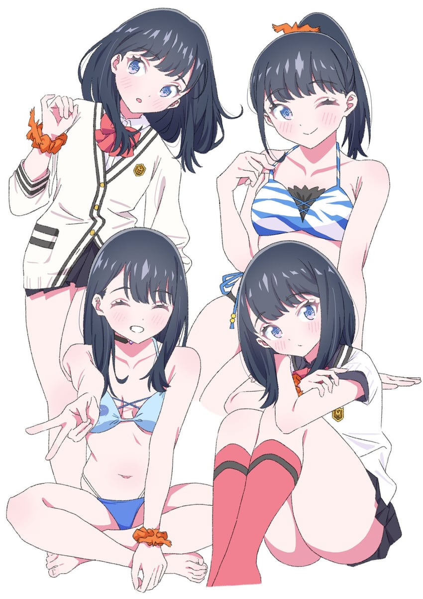 takarada rikka (gridman universe and 1 more) drawn by sho_(shoshos_8888)