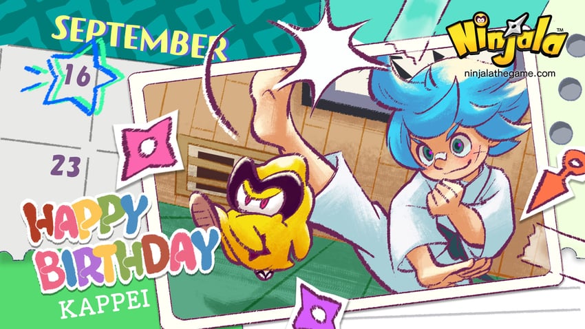 gumchi and kappei (ninjala and 1 more) drawn by rianti-wong