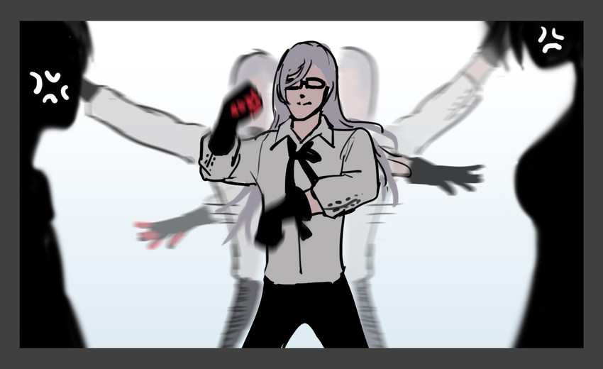 2b and adam (nier and 2 more) drawn by as109