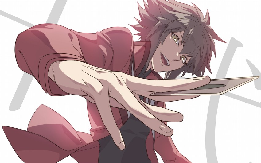 yuki judai (yu-gi-oh! and 1 more) drawn by talgi