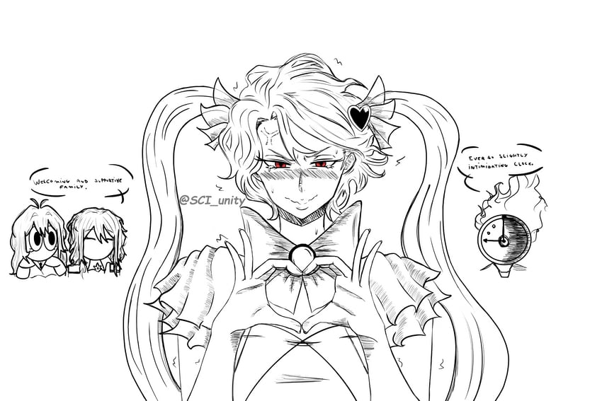 don quixote, dante, sancho, la manchaland's don quixote, queen of hatred, and 1 more (project moon and 3 more) drawn by sci_unity