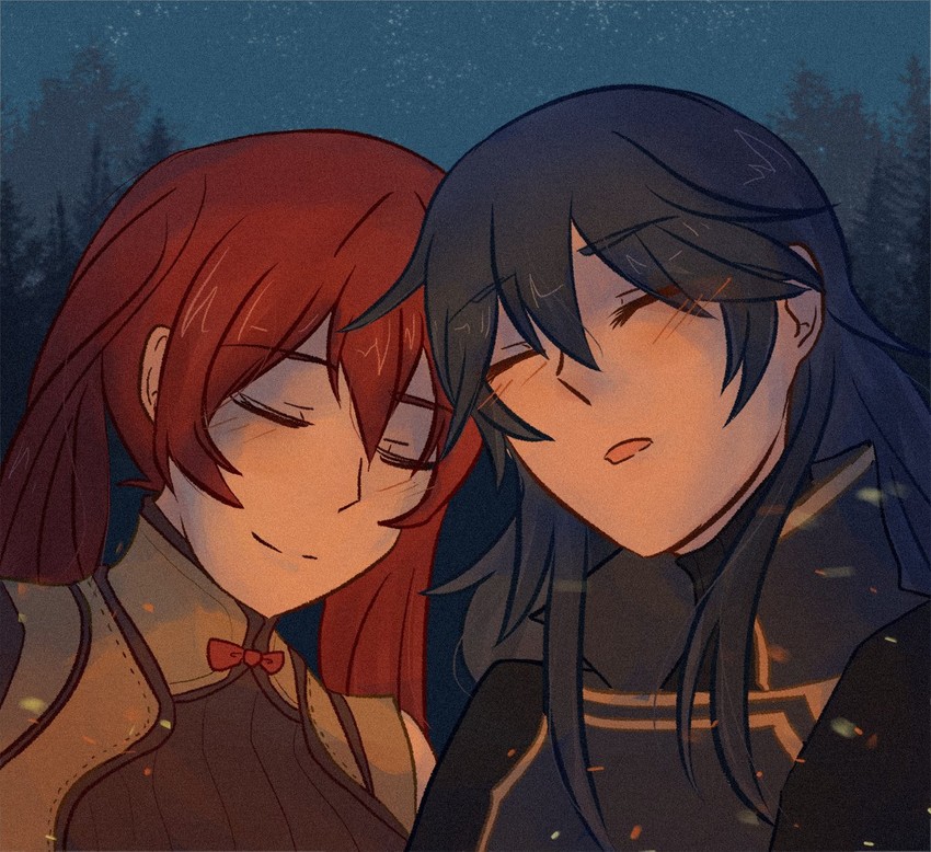 lucina and severa (fire emblem and 1 more) drawn by rose_(savescreen)