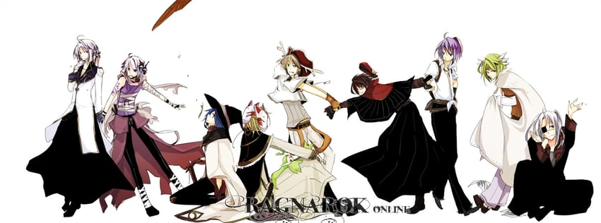high priest, priest, alchemist, hunter, assassin, and 4 more (ragnarok online) drawn by wane_(ruki)