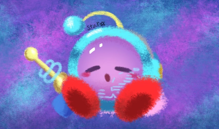 kirby, ranger kirby, and space ranger kirby (kirby and 1 more) drawn by starstruck358