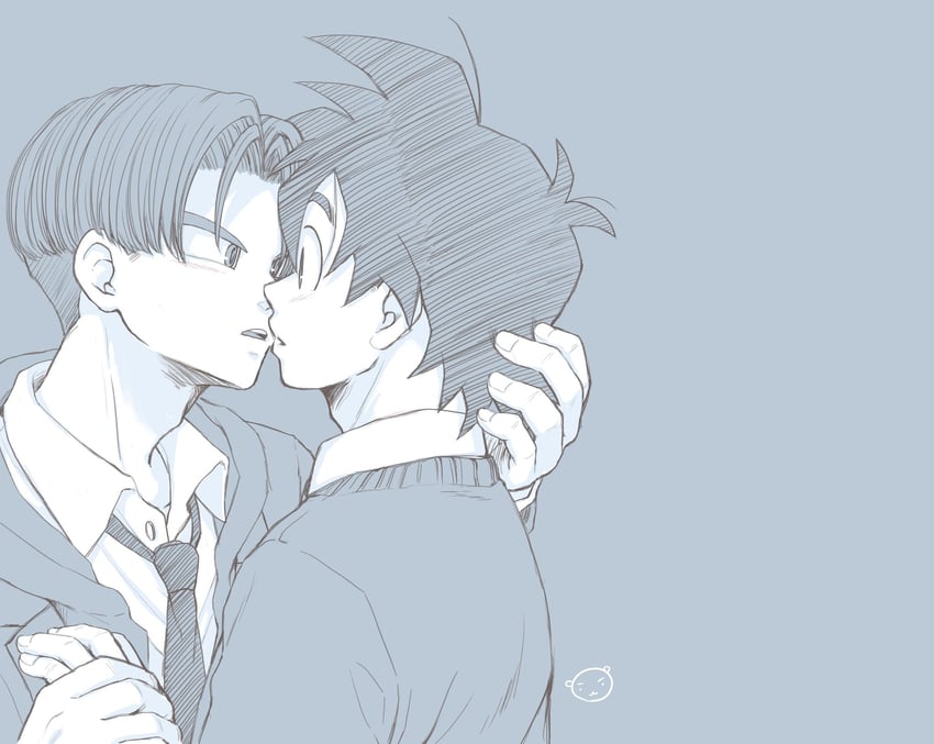 trunks and son goten (dragon ball and 1 more) drawn by ayata-haikyu