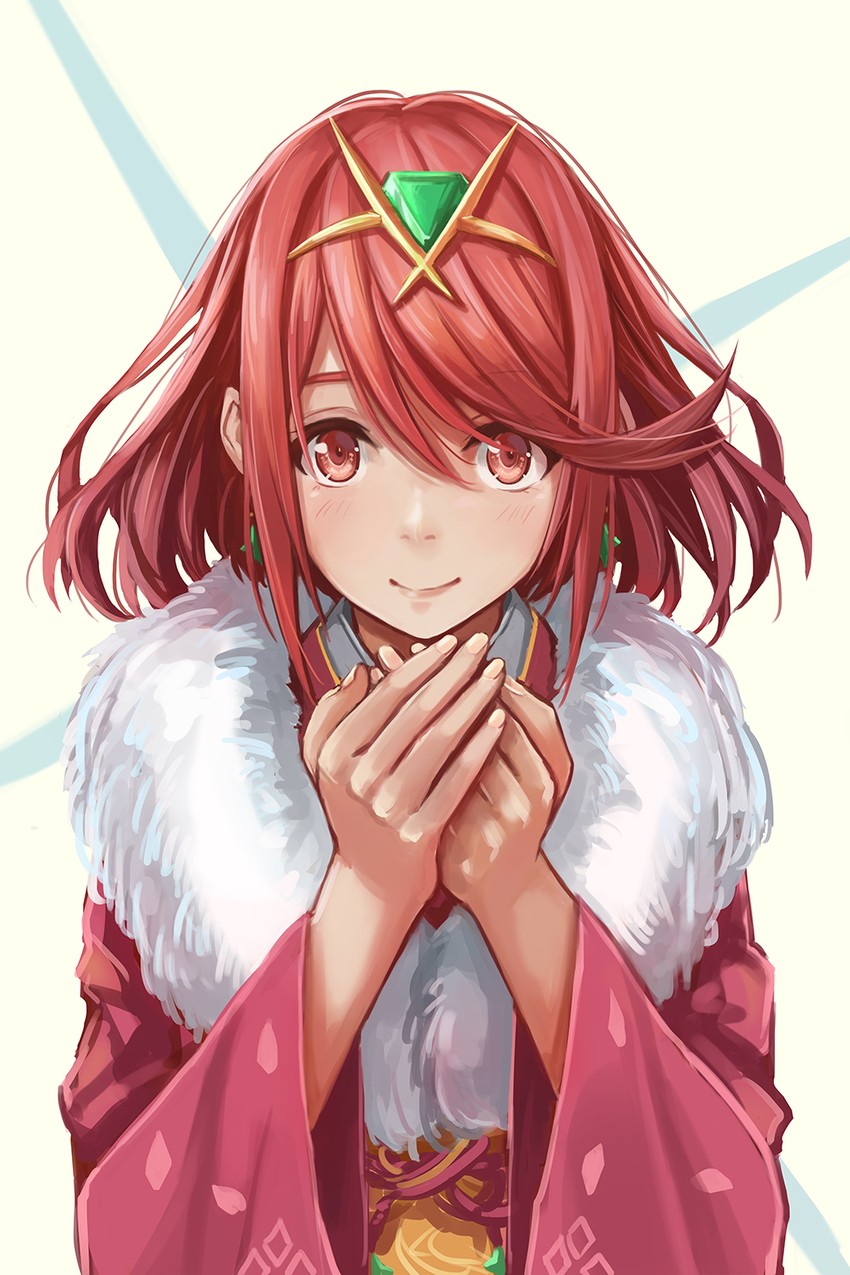 pyra (xenoblade chronicles and 1 more) drawn by redpoke