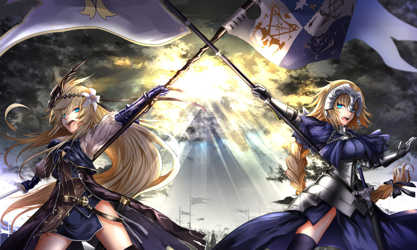 jeanne d'arc (fate and 2 more) drawn by ichinose_rom