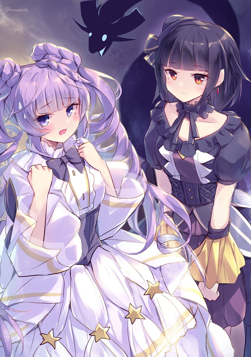 selettrice vaalmonica, underworld goddess of the closed world, and moon of the closed heaven (yu-gi-oh!) drawn by kanzakietc