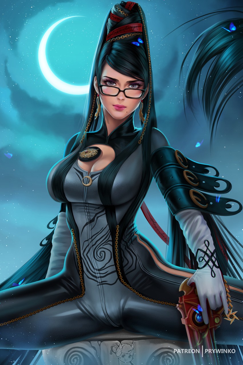 bayonetta (bayonetta) drawn by prywinko
