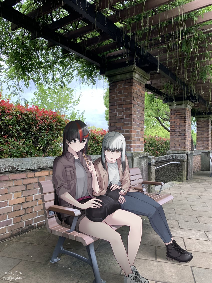 satsuki yomi and inago akira (toji no miko) drawn by jouhou