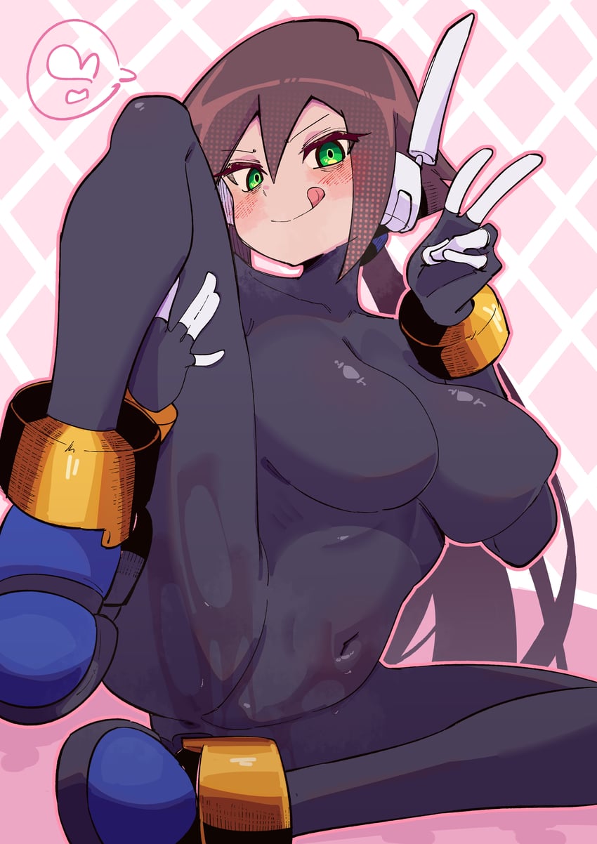 aile (mega man and 2 more) drawn by buzzlyears