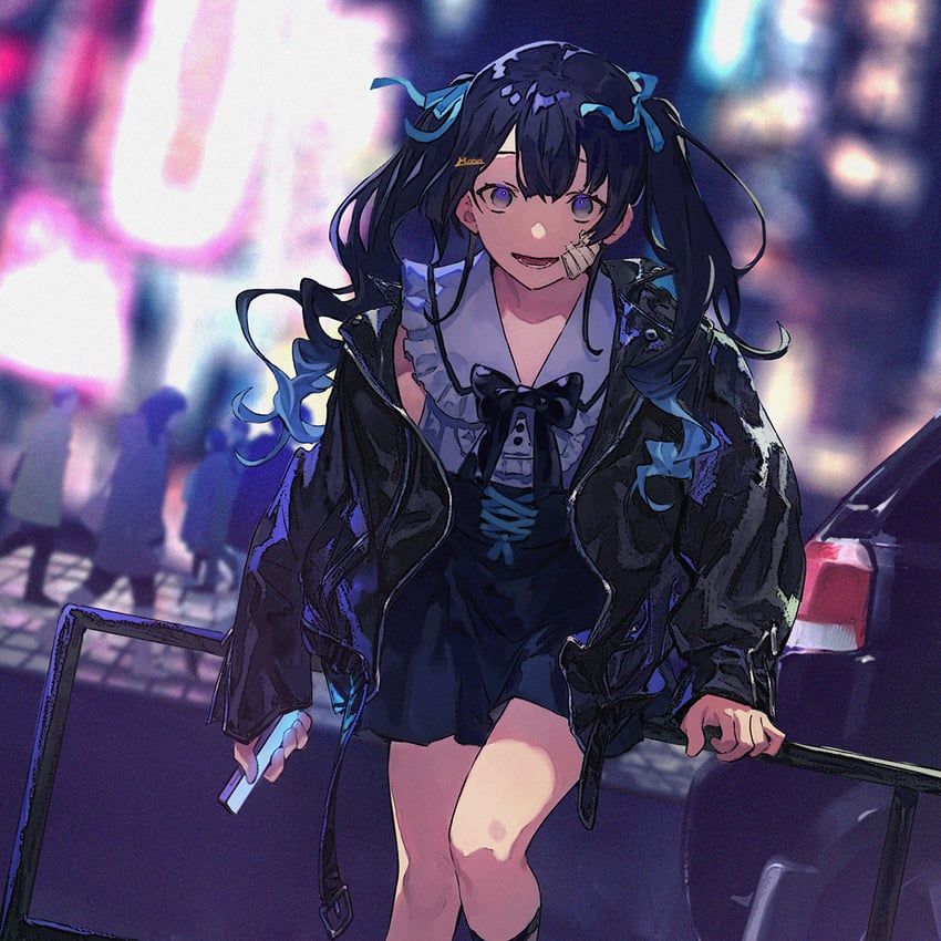 tsukino mito (nijisanji) drawn by soramame_(corndog)