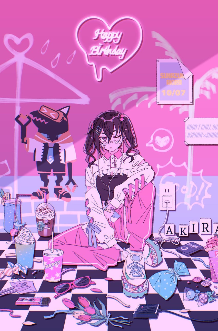 sunazuka akira (idolmaster and 1 more) drawn by hamuchosu