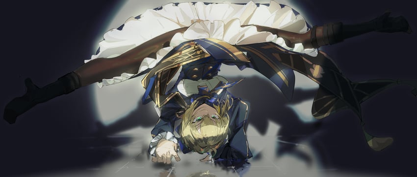 artoria pendragon and saber (fate and 3 more) drawn by yul1n812