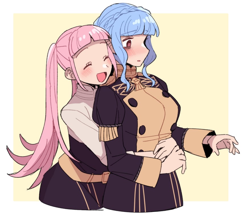 hilda valentine goneril and marianne von edmund (fire emblem and 1 more) drawn by do_m_kaeru
