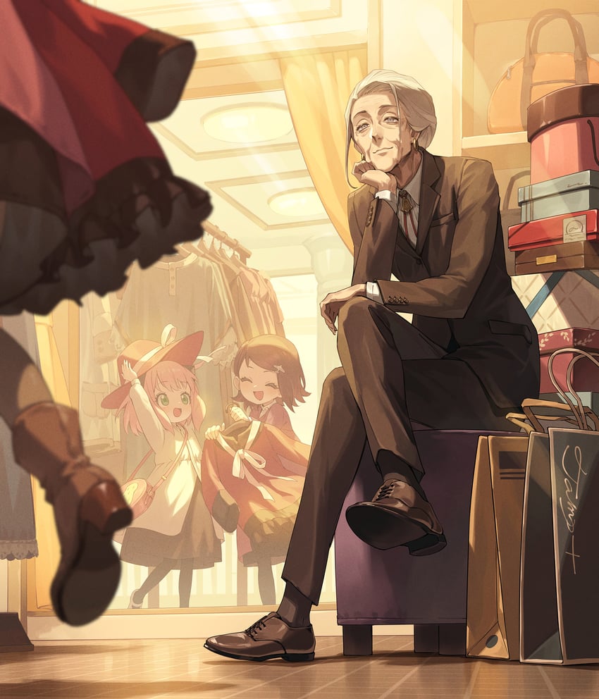anya, becky blackbell, and martha marriott (spy x family) drawn by cocodar