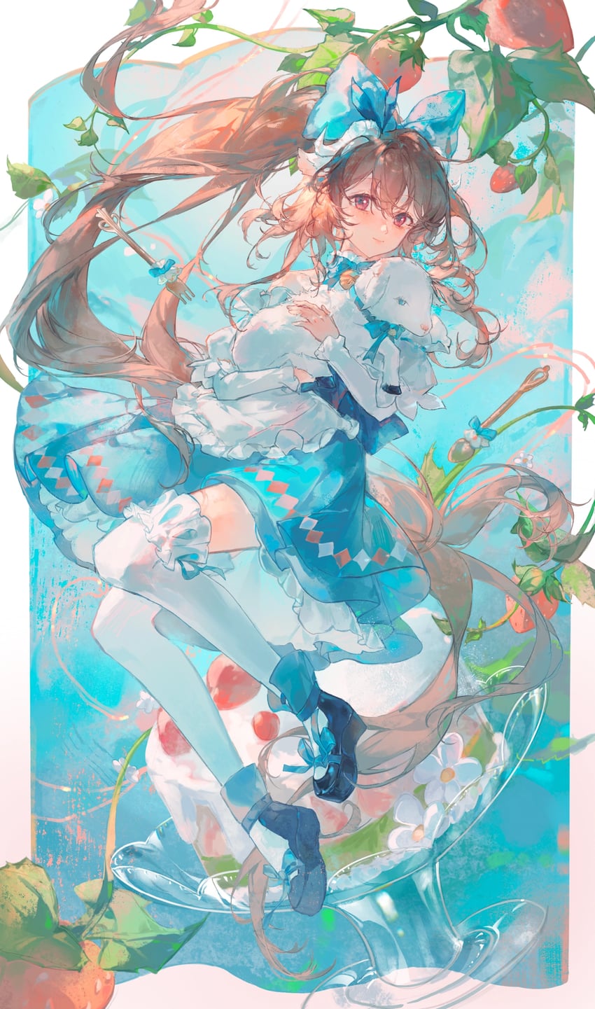 eyjafjalla and eyjafjalla the hvit aska (arknights) drawn by linghuizi
