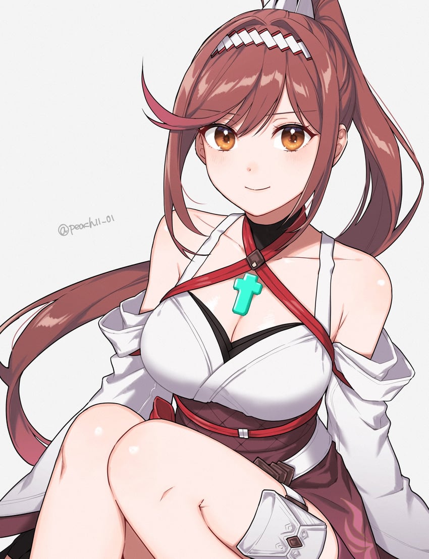 glimmer (xenoblade chronicles and 2 more) drawn by shamu_(peach11_01)