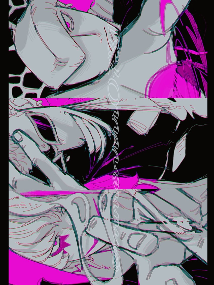 trafalgar law, donquixote doflamingo, and donquixote rocinante (one piece) drawn by menrrr0731