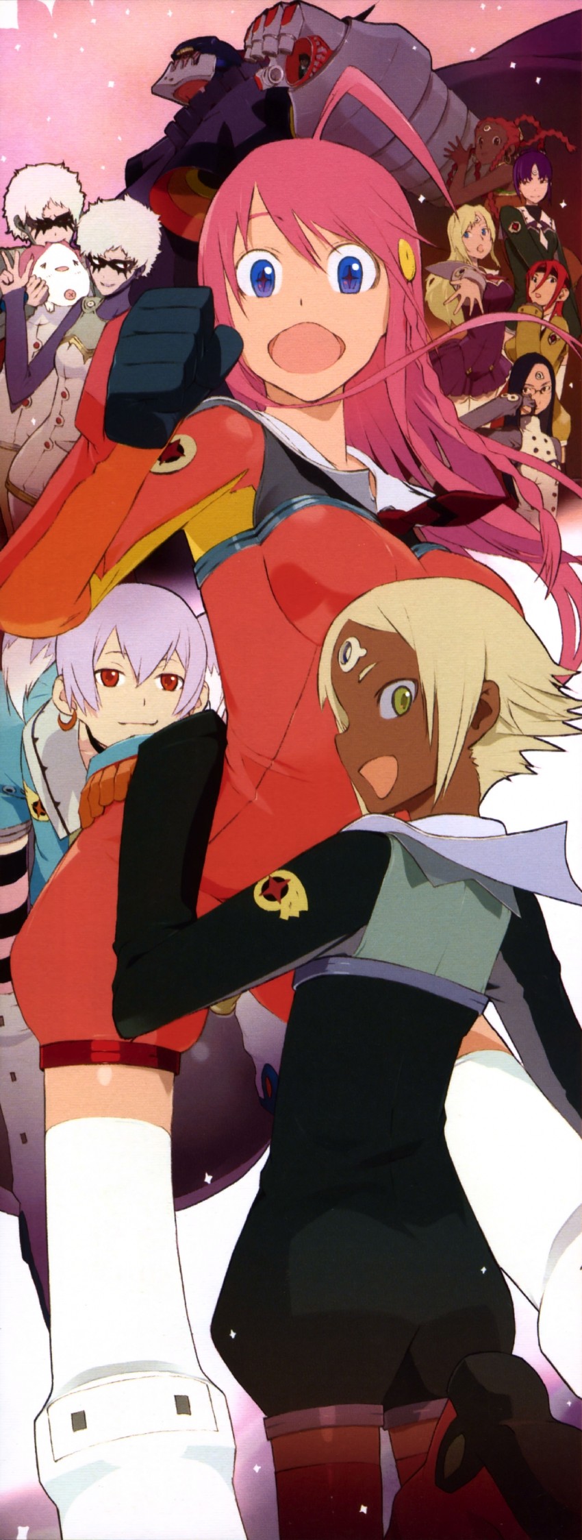 nono, lal'c mellk mal, tycho science, dix-neuf, nyan nok cham, and 4 more (top wo nerae! and 1 more) drawn by okama