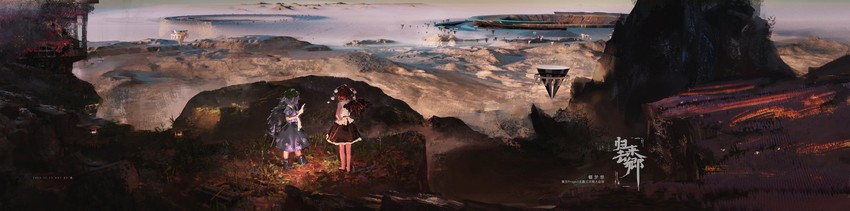 shameimaru aya and kawashiro nitori (touhou) drawn by diao_(nrays)