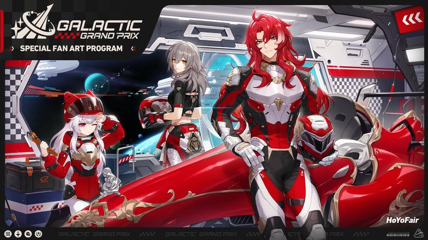 trailblazer, stelle, clara, and argenti (honkai and 1 more)
