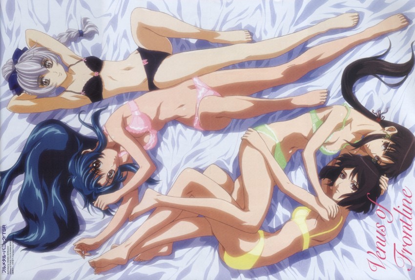 chidori kaname, teletha testarossa, xia yu lan, and xia yu fan (full metal panic!) drawn by horiuchi_osamu