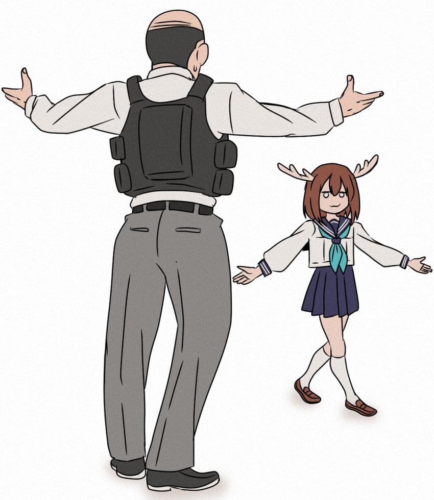 shikanoko noko and principal (dc comics and 5 more) drawn by lagreko