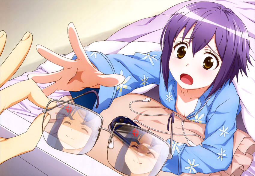 nagato yuki and asakura ryoko (suzumiya haruhi no yuuutsu and 2 more)