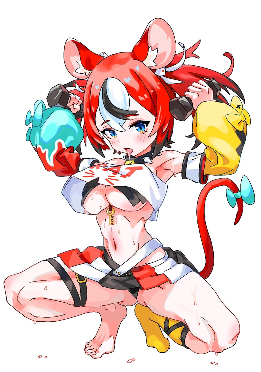 hakos baelz (hololive and 1 more) drawn by gurumie