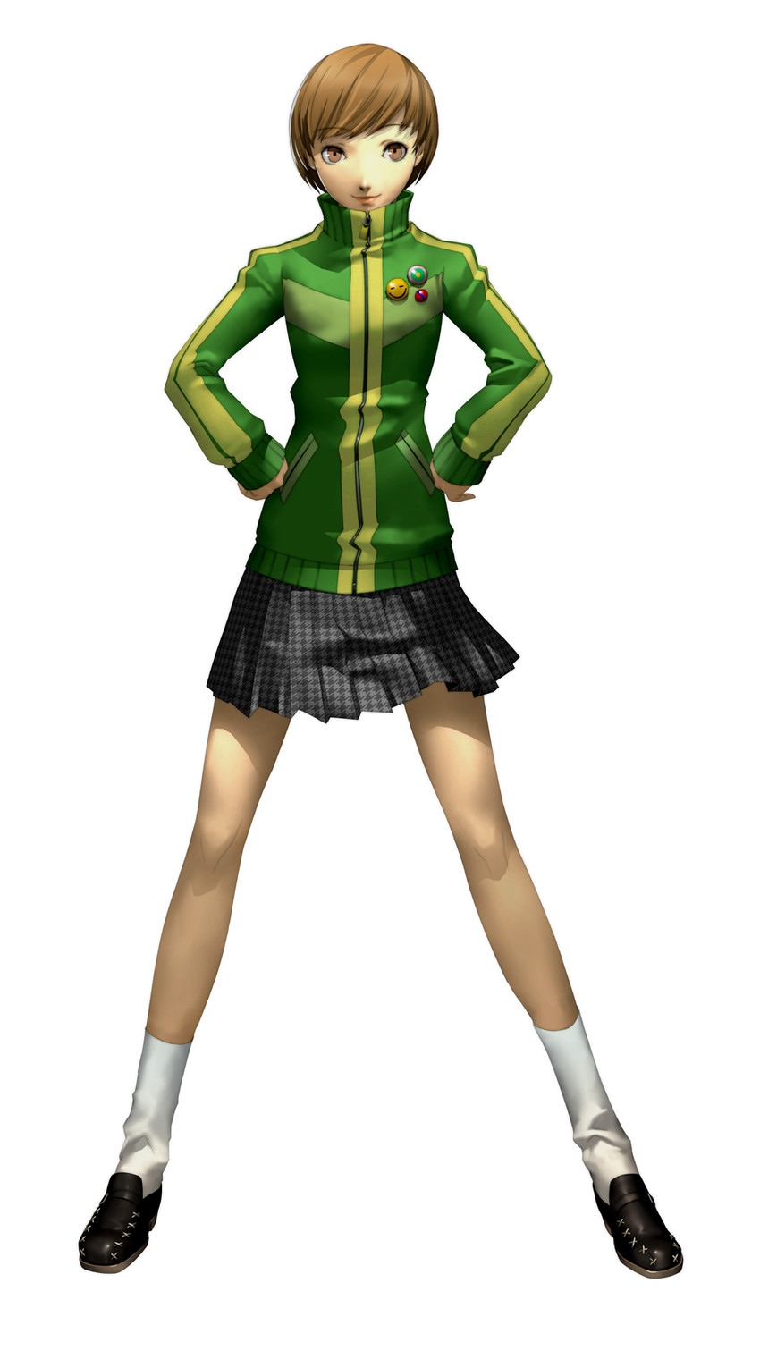 satonaka chie (persona and 1 more) drawn by soejima_shigenori