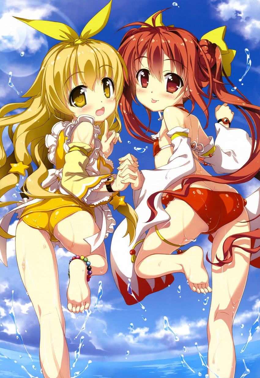 aihara enju and tina sprout (nyantype and 2 more) drawn by fujima_takuya