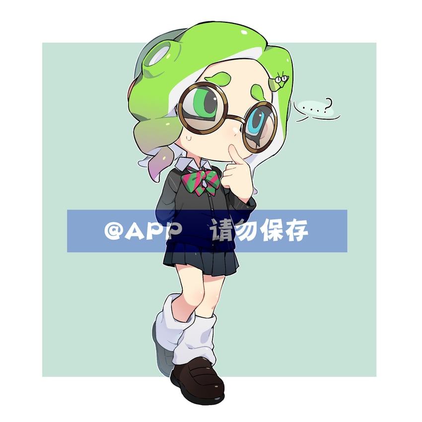 octoling player character and octoling girl (splatoon) drawn by ichijip_app