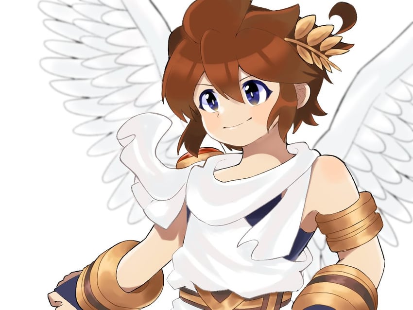 pit (kid icarus and 1 more) drawn by oyu_(gu_hz50) and waffuum