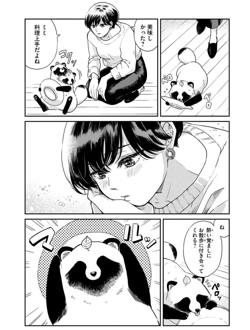 tanuki and fuji (ame to kimi to) drawn by nikaidou_kou