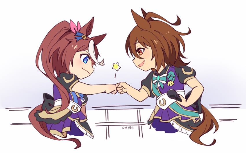 agnes tachyon, tokai teio, uesaka sumire, and saitou machiko (umamusume) drawn by tomato_mameta